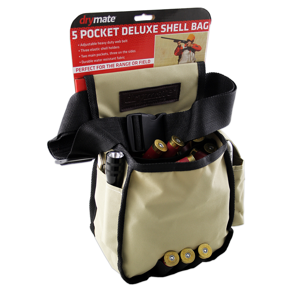 Drymate Shotgun Shell Bag 5 Pocket Hunting Shell Holder New 