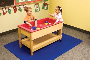 sand and water table mat