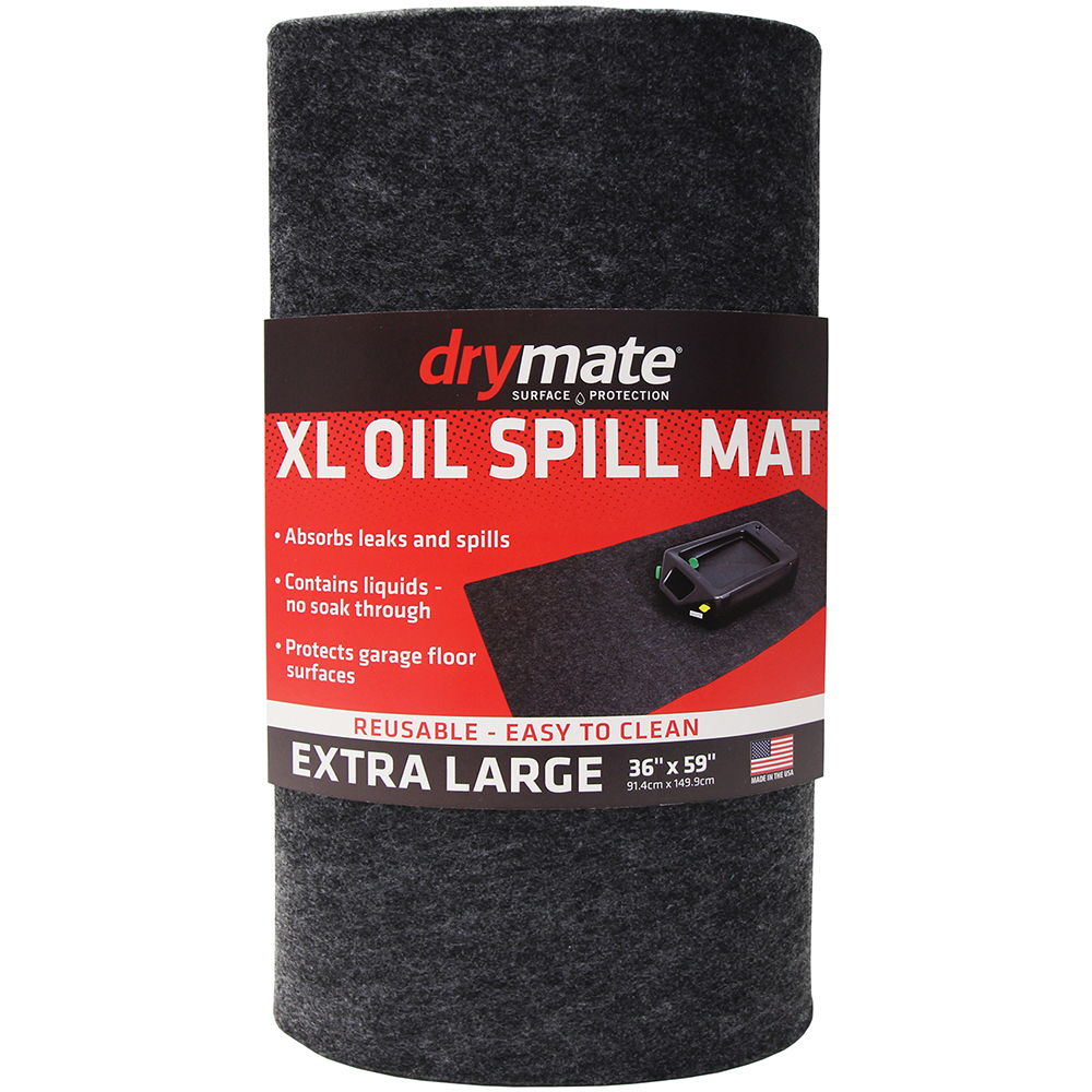 Drymate OSM2936C Large 29 x 36 Spill, Premium Absorbent Mat - Reusable -  Oil Pad Contains Liquids, Protects Garage Floor Surface