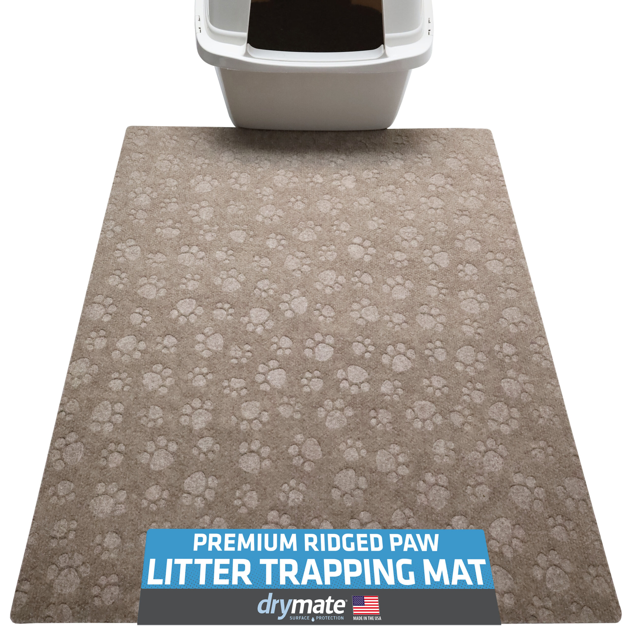 Drymate Premium Debossed Litter Trapping Mat (Taupe) - RPM Drymate -  Surface Protection Products for Your Home