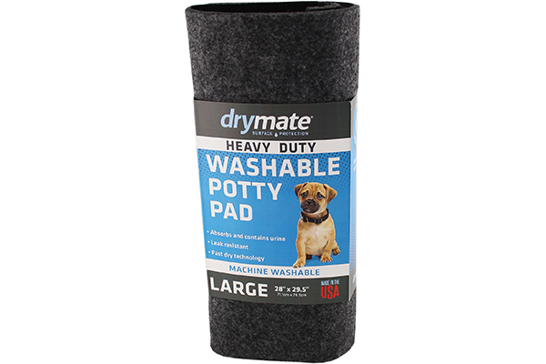 Drymate Washable & Reusable Potty Pads (Charcoal) - RPM Drymate - Surface  Protection Products for Your Home