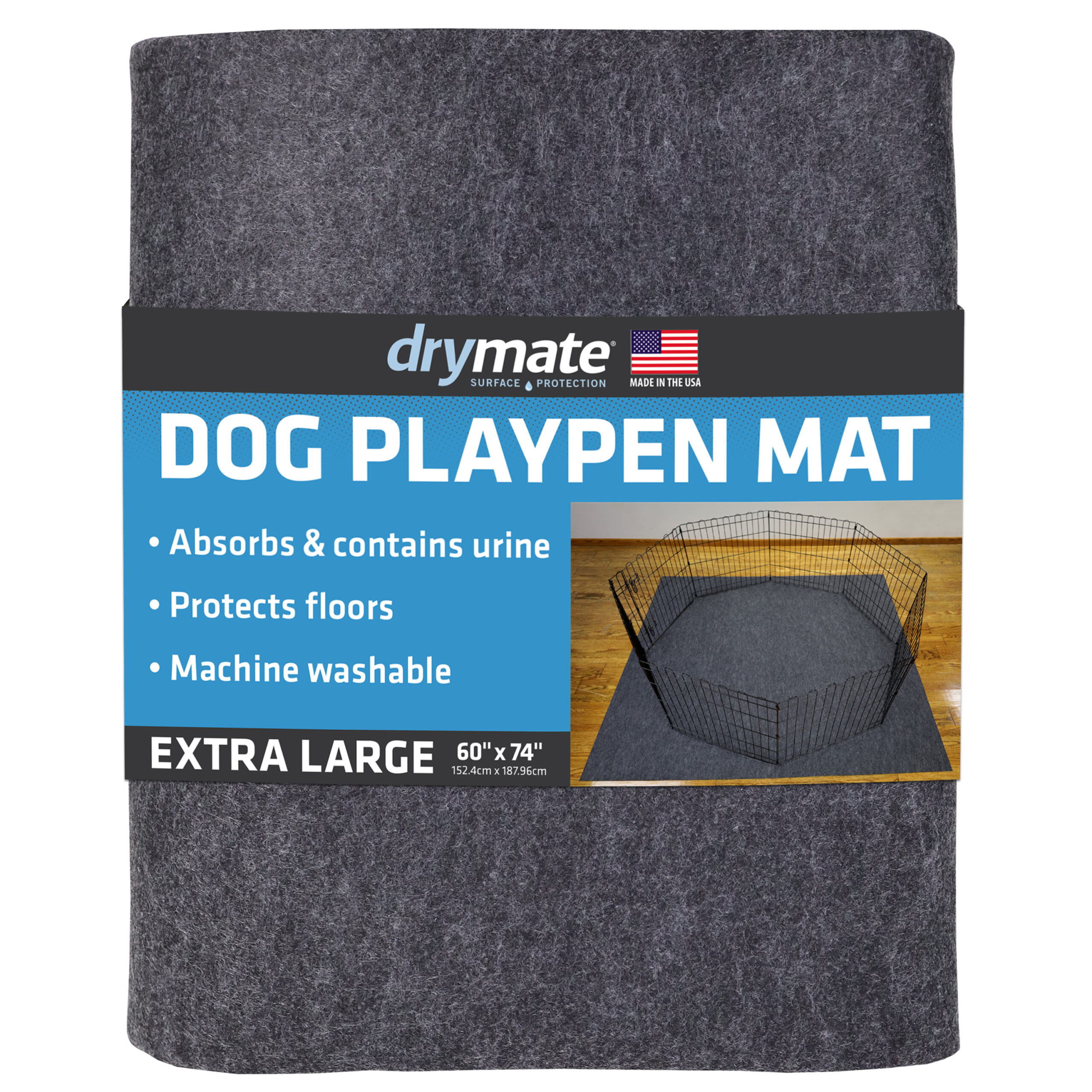 Drymate Dog Playpen Mat - RPM Drymate - Surface Protection Products for  Your Home